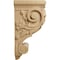 Ekena Millwork 6 1/4"W x 7 5/8"D x 14 1/8"H Large Floral Corbel, Cherry COR06X07X14FLCH - alternate 2